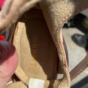 Beige flats beautiful for spring